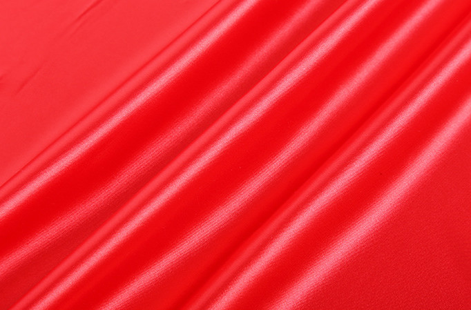 95 Polyester 5 Spandex Weave Stain Fabric 100gsm For Fashion Formal Dress Halter Top